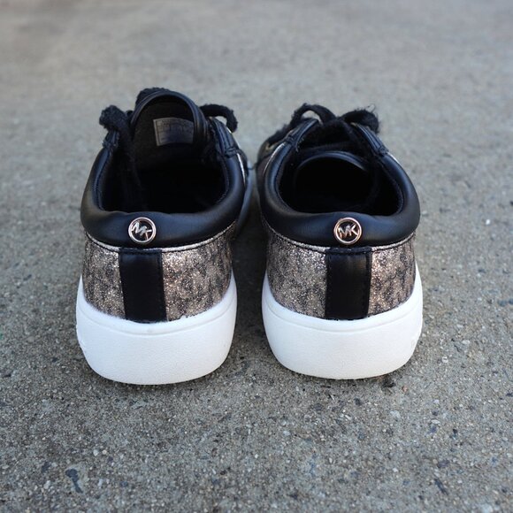 Michael Kors MK Glitter Logo Low Top Sneakers Youth 1 - Picture 5 of 9
